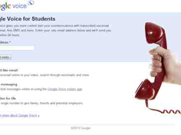 Google Voice now available for students
