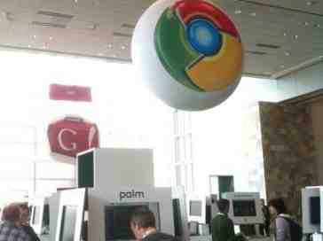 Why does Palm have a booth at Google IO?