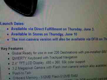 BlackBerry Bold 9650 coming to Verizon on June 10th?