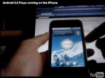 Android 2.2 ported to iPhone before most Android devices