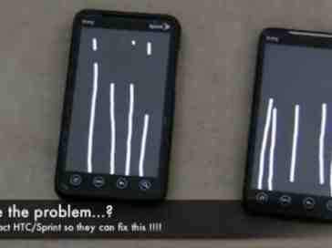 Some HTC EVO 4Gs experiencing touchscreen problems