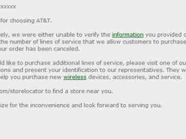 AT&T cancelling iPhone 4 pre-orders?