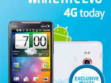 Surprise! White HTC EVO 4G available exclusively at Best Buy