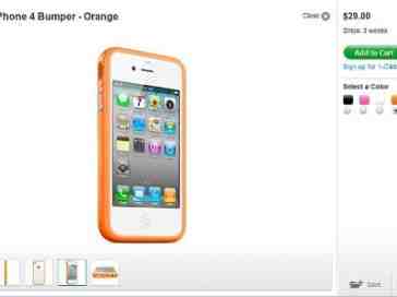 Get a free silicone case for your iPhone 4, not from Apple