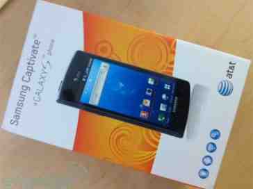 AT&T's Samsung Captivate retail packaging leaked