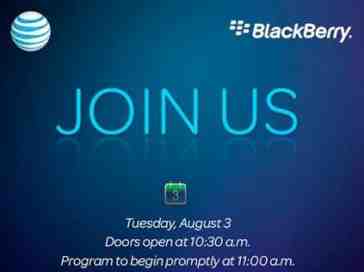 AT&T and RIM announce event on Aug. 3rd, Bold 9800 slider coming?