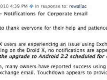 DROID X getting Android 2.2 by 