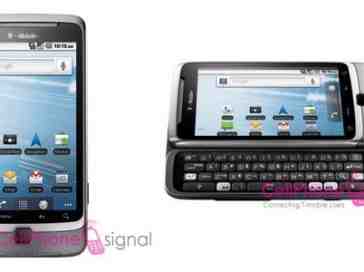 T-Mobile G2 renders leak out, show off stock Android 2.2 and keyboard