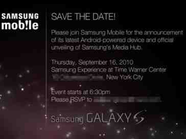 Samsung set to unveil Media Hub, new Android device on Sept. 16th