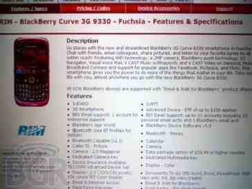 BlackBerry Curve 3G 9330 to hit Verizon on September 16th