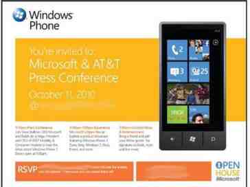 Microsoft holding Windows Phone 7 event on Oct. 11 and we'll be there live!