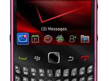 BlackBerry Curve 3G 9330 Fuchsia Red to Verizon