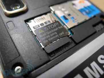 Samsung Focus having microSD card reliability issues