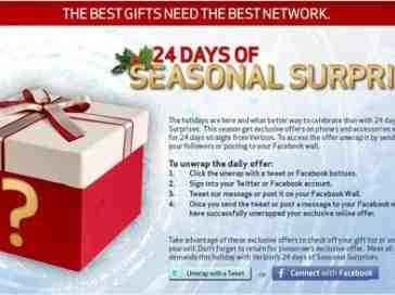 Verizon giving you 24 Days of Surprises