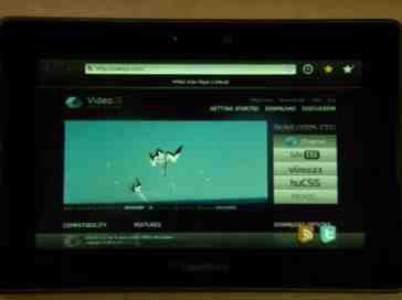 BlackBerry PlayBook shows off its Flash and multimedia capabilities on video [UPDATED]
