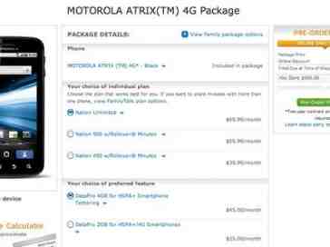 Motorola Atrix 4G up for pre-order on AT&T's site