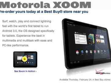 Motorola XOOM pre-orders live on Best Buy's website, for real this time