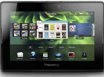 BlackBerry PlayBook live on Sprint's site, still coming this summer