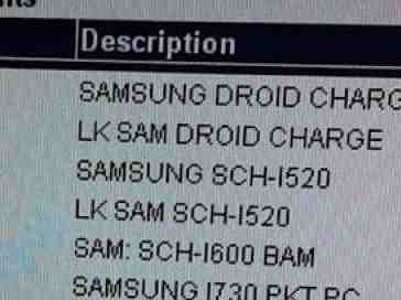 Evidence of Samsung 4G LTE becoming Samsung DROID Charge emerges?
