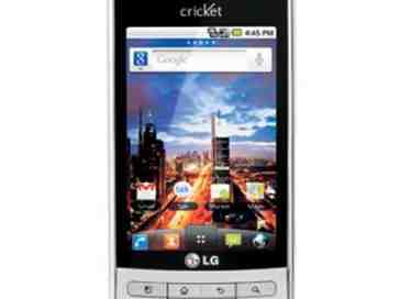 LG Optimus C now available on Cricket, more Android devices coming soon