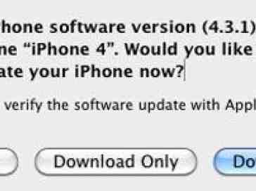 Apple makes iOS 4.3.1 available to the masses