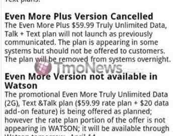T-Mobile unexpectedly cancels new Even More Plus unlimited plan