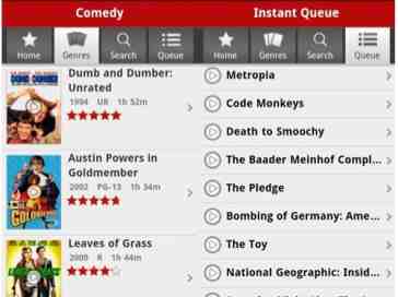 Netflix for Android now available for select devices
