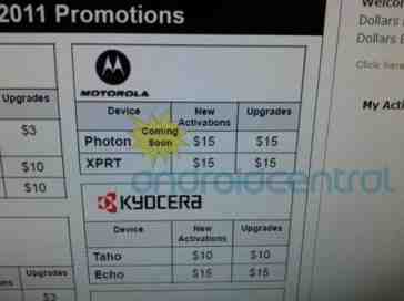 Sprint Motorola Photon 4G now labeled as 