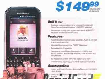 Motorola Titanium to ruggedize Sprint shelves on July 24th for $149.99