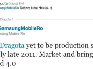 Samsung Mobile Romania confirms new Android 4.0-powered Nexus on Twitter?