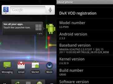 T-Mobile G2x Gingerbread update available via LG update tool