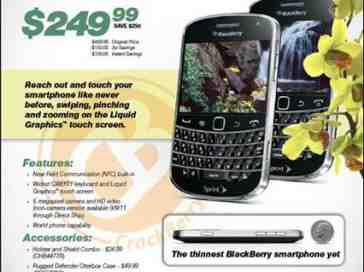 BlackBerry Bold 9930, Torch 9850 hitting Sprint on August 21st