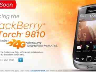 AT&T BlackBerry Torch 9810 launching on August 21st for $49.99