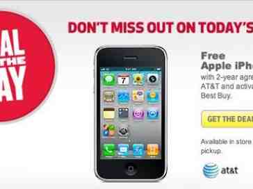 Apple iPhone 3GS available for free from Best Buy today only