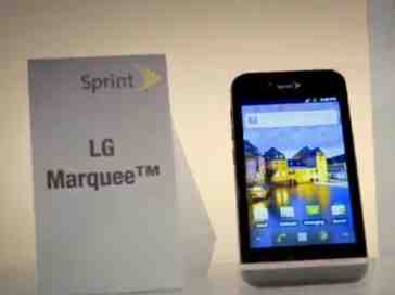 LG Marquee for Sprint sneaks into Radio Shack video, may be the Optimus Black