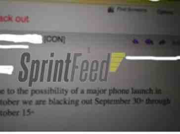 Leak shows Sprint blacking out vacations during first half of October, iPhone may be to blame