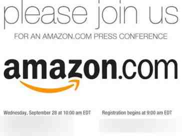 Amazon sends out invites for September 28th event, Android tablet may be guest of honor