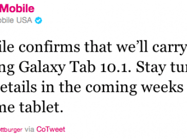 Samsung Galaxy Tab 10.1 confirmed to be coming to T-Mobile