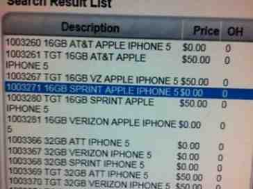 Sprint iPhone 5 pops up in RadioShack inventory, iPhone 4S listed in iTunes beta [UPDATED]