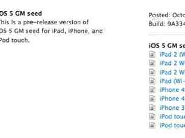 Apple makes iOS 5 GM available to registered developers [UPDATED]