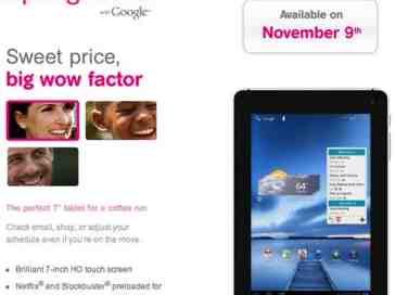 T-Mobile SpringBoard, Samsung Galaxy Tab 10.1 launch dates confirmed