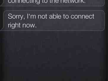 Siri outage affecting many iPhone 4S owners across the U.S. [UPDATED]