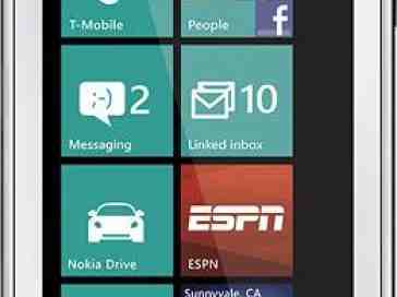 Nokia Lumia 710 shows its T-Mobile branding in leaked press image