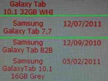 Samsung Galaxy Tab 7.7 spied in Verizon's systems, LTE connectivity included