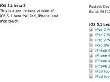iOS 5.1 beta 2 now available to developers, includes improved Photo Stream management