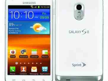 White Samsung Galaxy S II Epic 4G Touch landing at Sprint on January 8th for $199.99