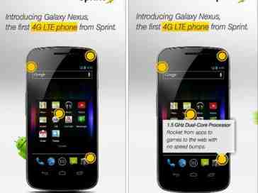 Samsung Galaxy Nexus pops up in Sprint ad as the carrier's 