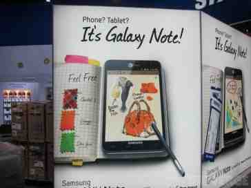 AT&T Samsung Galaxy Note, Pantech Element confirmed by official signage ahead of CES