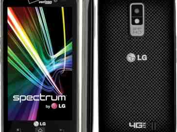 LG Spectrum for Verizon officially official, landing January 19th for $199.99