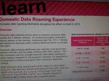 T-Mobile to introduce domestic data roaming caps on April 5th 